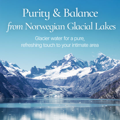 INERTIA pH-Balanced Feminine Wash The Pure 3X Microbiome, Pre & Probiotics, Glacier Water, Mannose & Cranberry Extract, 150ml