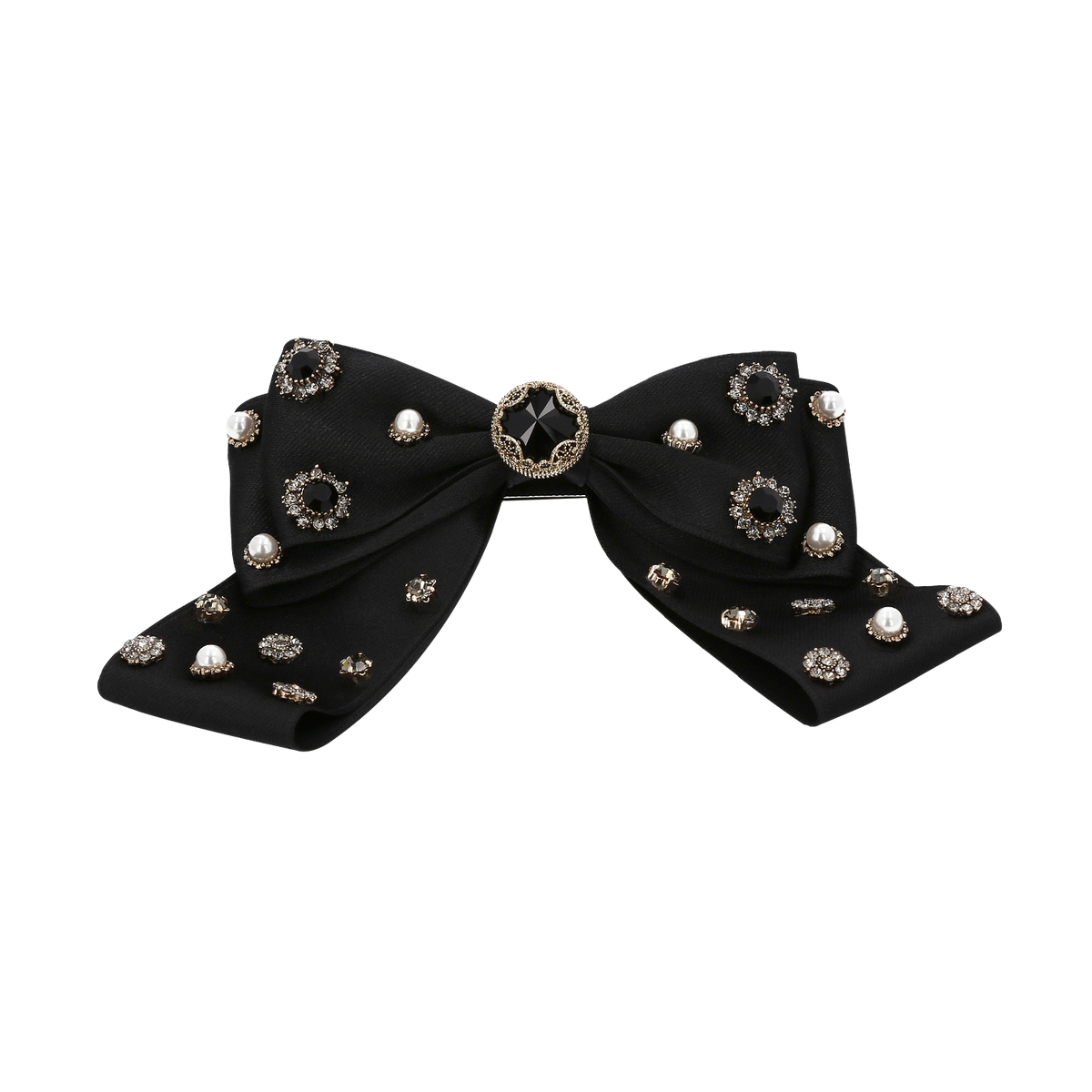 MELA BIANCA Regina Bow Barrette L Black