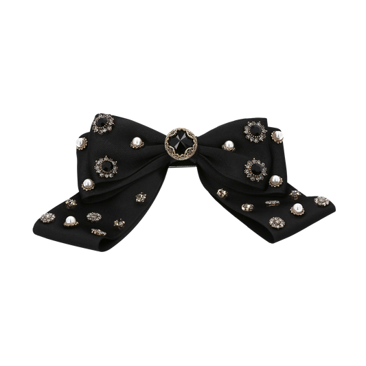 MELA BIANCA Regina Bow Barrette L Black