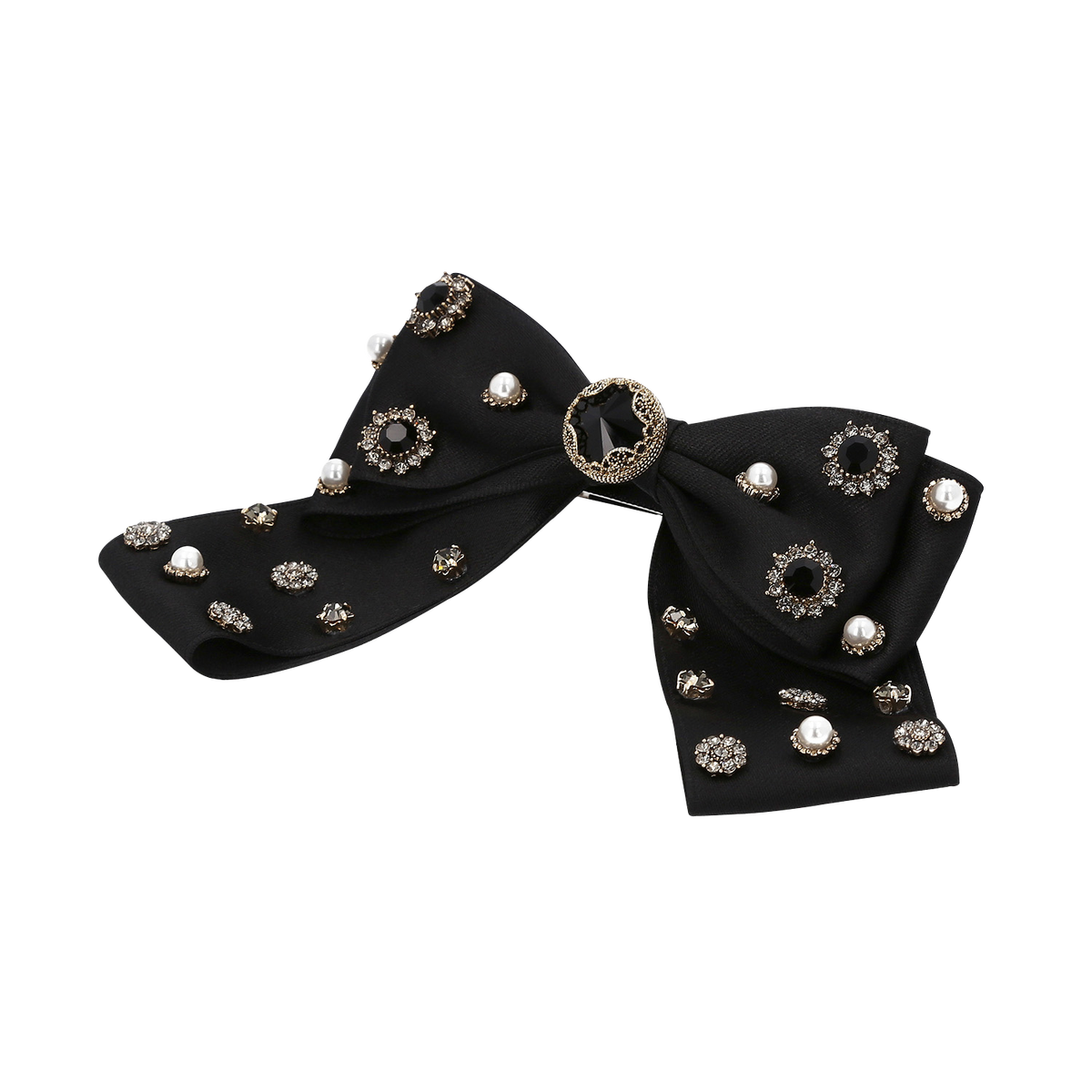 MELA BIANCA Regina Bow Barrette L Black