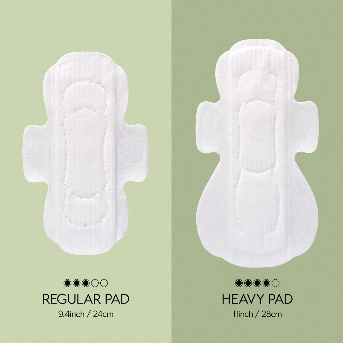 INERTIA The Prism Medium– Truly Organic, Ultra Thin & Leak-Proof Korean Cotton Pads with Wings | Regular Absorbency | Hypoallergenic, Super Absorbent, Chlorine-Free & Fragrance-Free (10 count)